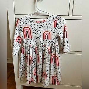 Mila & Rose rainbow twirl dress 2T